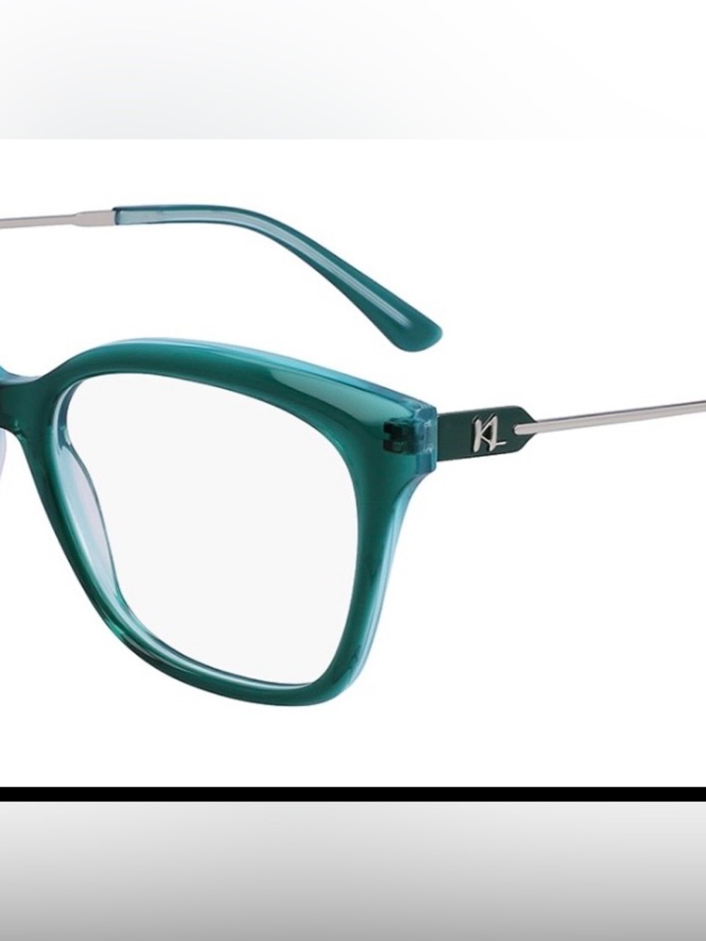 KARL LAGERFELD KL611 Eye Glasses Authentic New full inclusion - Picture 7 of 8